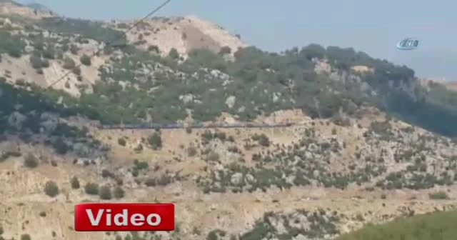 Osmaniye’de tren yoluna döşenen bomba patlatıldı