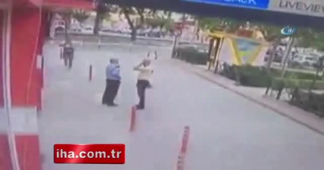 Polisin şehit olma anı kamerada