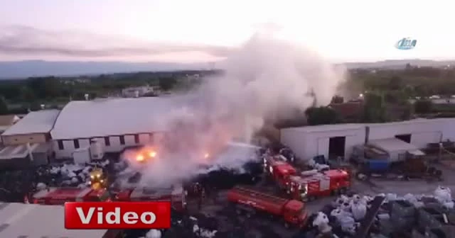 Sakarya'da korkutan yangın!