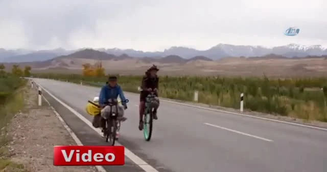 Tek tekerle Çin'i dolaştı