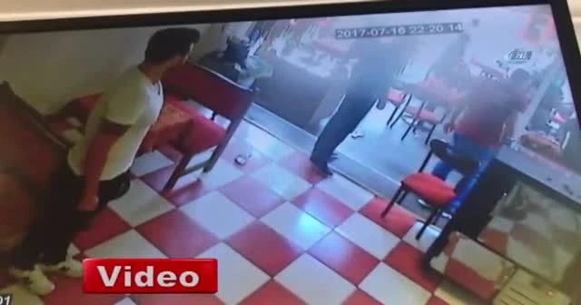 Torbacı olduğu iddia edilen şahsa kafede silahlı saldırı