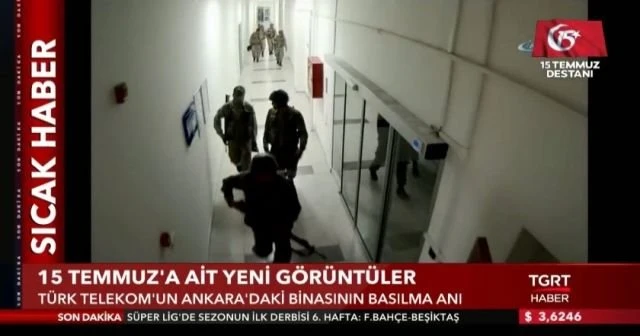 Türk Telekom'u işgal eden darbeci askerlerin yeni görüntüleri ortaya çıktı