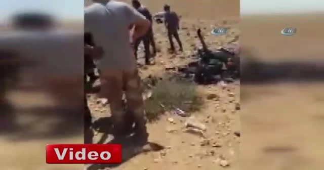 Ürdün'e ait drone Suriye sınırına düştü