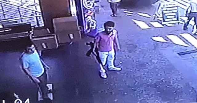 Alacak verecek kavgası kamerada