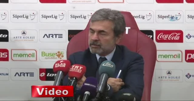 Aykut Kocaman: 'Galibiyetten başka oyunda çok doğru ve güzel şeyler yoktu'