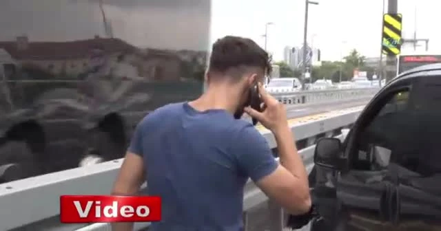 E-5'te trafiği felç eden kaza