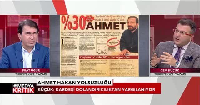 Fuat Uğur ve Cem Küçük soruyor: 'İGDAŞ'tan çaldığın paraların hesabını ver Ahmet Hakan'