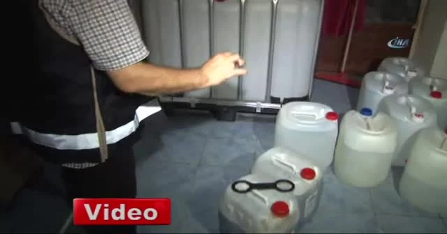 İstanbul’da kaçak içki imalathanesine operasyon: 2 gözaltı