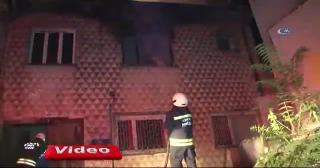 Korkutan yangın 1 saatte kontrol altına alındı