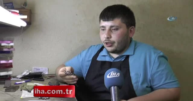 Oltu taşına hayat veren eller