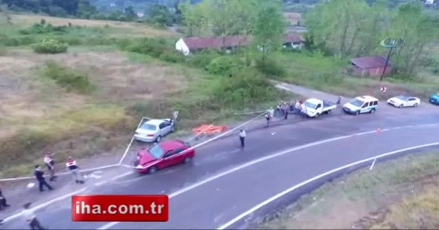 Sinop’ta trafik kazası: 1 ölü, 6 yaralı