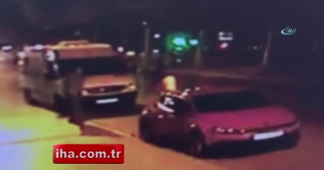 Şişli’de taksi yerde yatan kadını ezdi