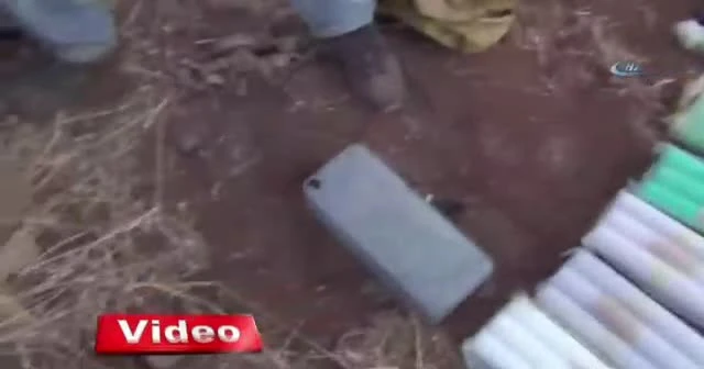 Suruç’ta PKK’ya ait cephanelik bulundu
