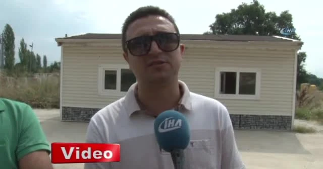 Vinçle evi çalınan adam şokta
