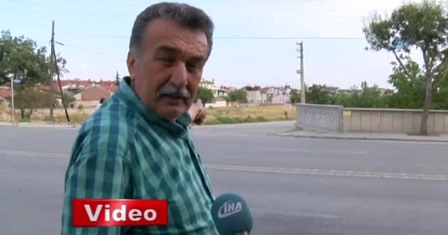 Yaşlı adamın hayatını kaybettiği kaza güvenlik kamerasında
