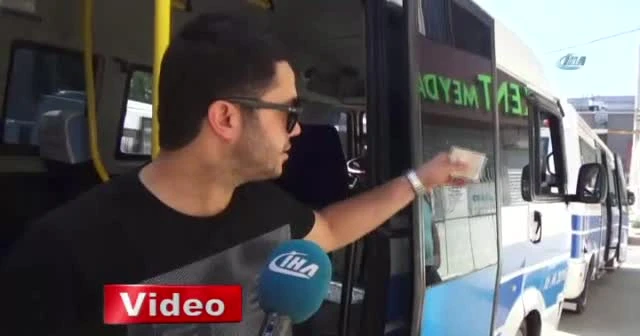15 saniyede minibüsteki paraları çalıp kayıplara karıştı