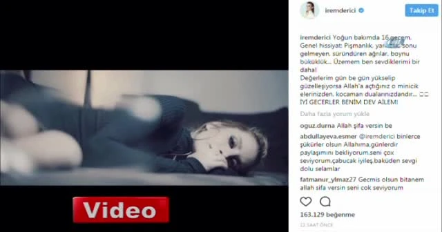 Ünlü şarkıcı İrem Derici'den sevenlerine mesaj