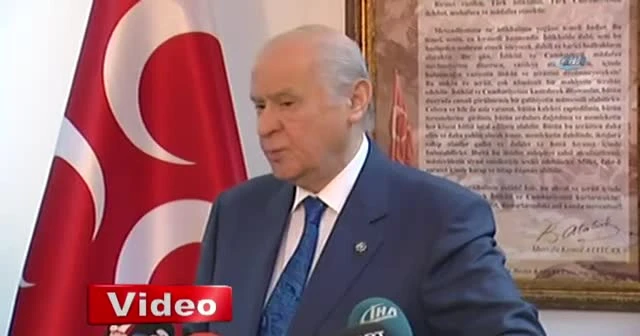 Devlet Bahçeli: Erdoğan'ın yanındayız