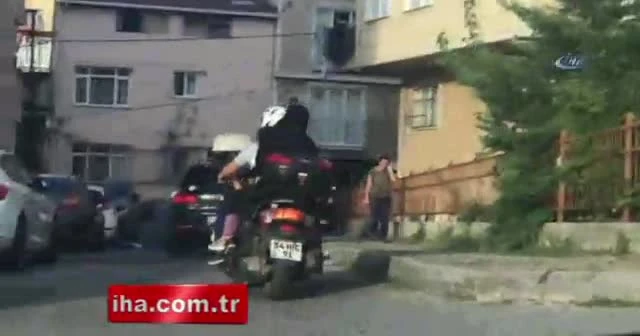 İstanbul’da tehlikeli yolculuklar kamerada