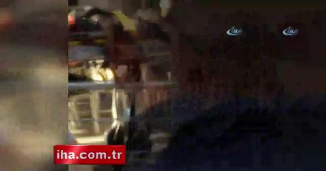 Marmaris’te kafe yangını, 2 yaralı