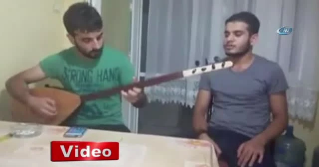 Şehidin şarkısı yürekleri yaktı
