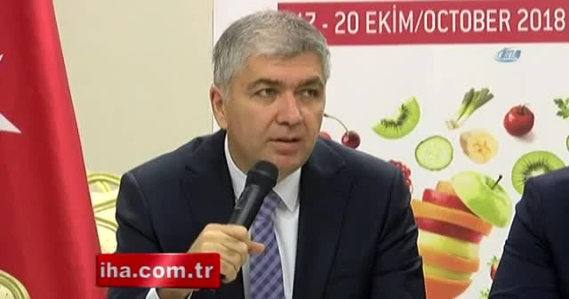 Yaş sebze ve meyve fuarı 7 dilde yurt dışına anlatılacak
