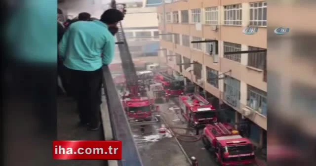 İstanbul Bayrampaşa'da yangın