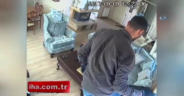 Villa hırsızı yakalandı, olayı hatırlamadı