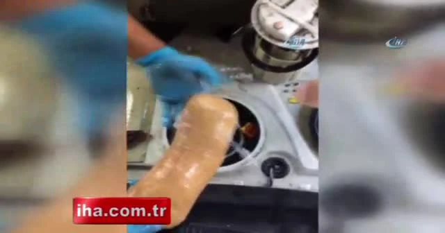 Yakıt deposunda uyuşturucu ticareti