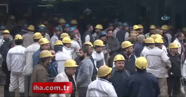 Zonguldak'ta işçiler kendilerini madene kilitledi