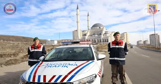 Jandarmadan görüntülü yeni yıl mesajı