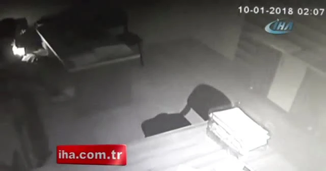3 hırsız önce kameraya, sonra polise yakalandı