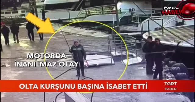 Balıkçı kurşunu başına geldi