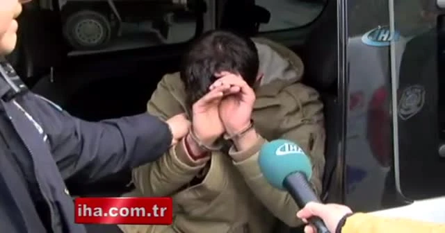 Güpegündüz iş yerinden bilgisayar çalan hırsız kamerada