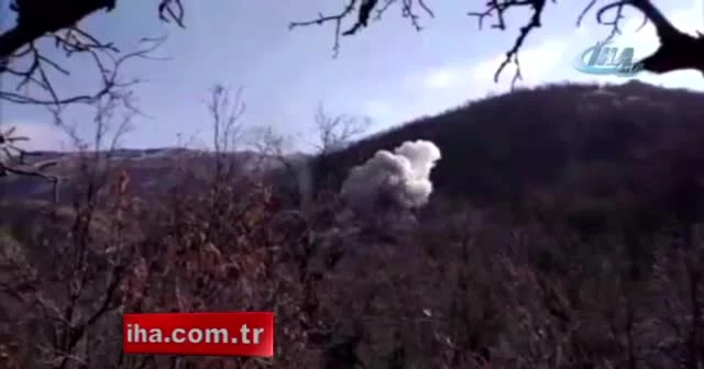 Lice’de 18 sığınak ve 1 mağara imha edildi