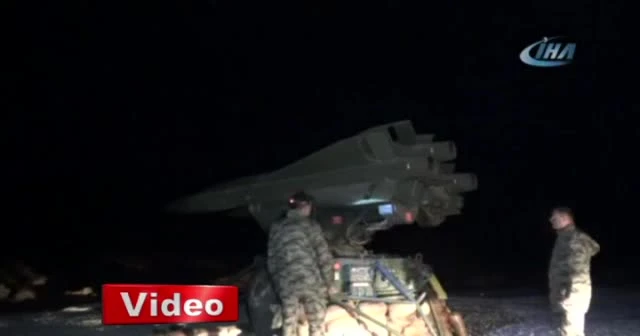 Sınırın havadaki gözleri yeni yıla görev başında girdi