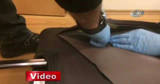Tanzanyalı yolcunun valizinde eroin çıktı