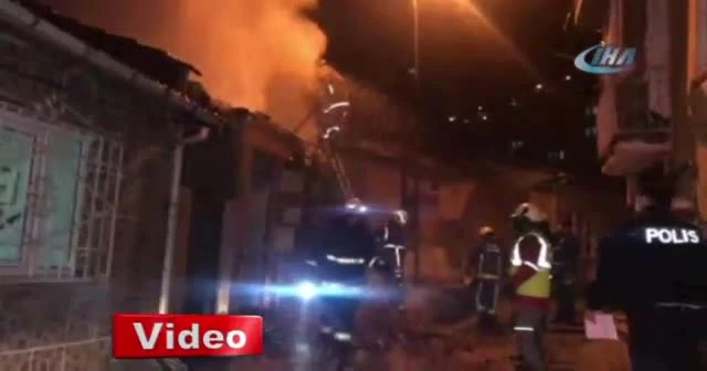 Tüp patlayan evde yangın: 1 yaralı