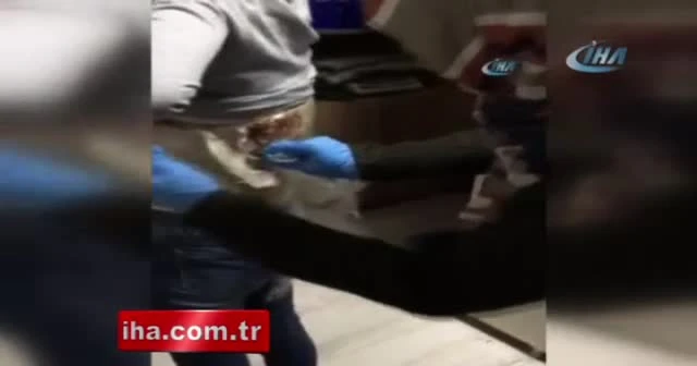 Vücuduna 2 kilo 800 gram esrar sarılı kadın yolcu gözaltına alındı