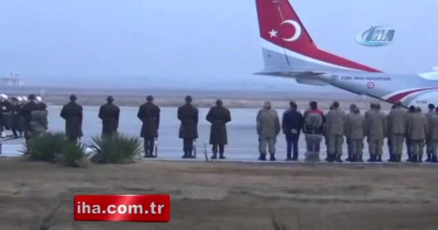 Afrin şehitleri memleketlerine uğurlanıyor