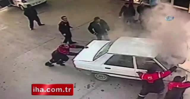 Faciayı istasyon çalışanları önledi