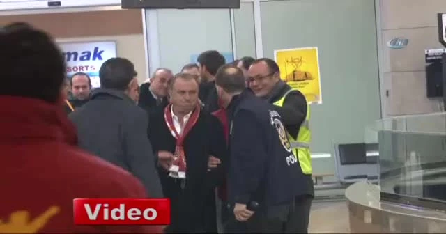 Galatasaray kafilesi Konya’ya geldi
