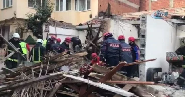 Doğalgaz patlaması sonucu mahalle savaş alanına döndü