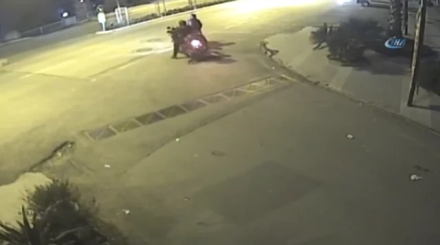 Site otoparkından 50 bin liralık motosiklet böyle çalındı
