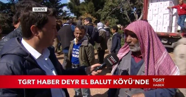 TGRT Haber Deyr El Balut Köyü'nde