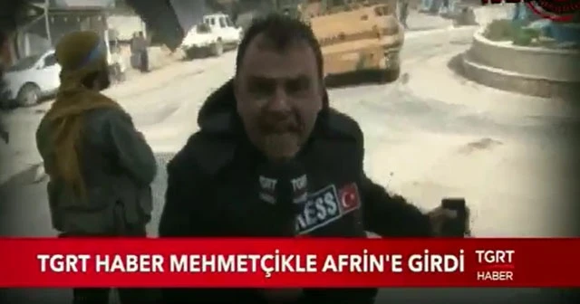 TGRT Haber Mehmetçikle Afrin'e işte böyle girdi