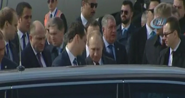 Rusya Devlet Başkanı Vladimir Putin, Ankara'da