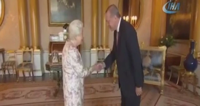 Erdoğan, Kraliçe Elizabeth ile görüştü