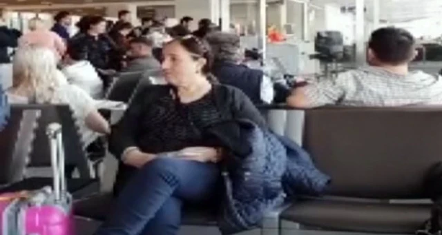 Frankfurt'tan 16 saat gecikme ile İstanbul'a inen yolcular mağdur oldu