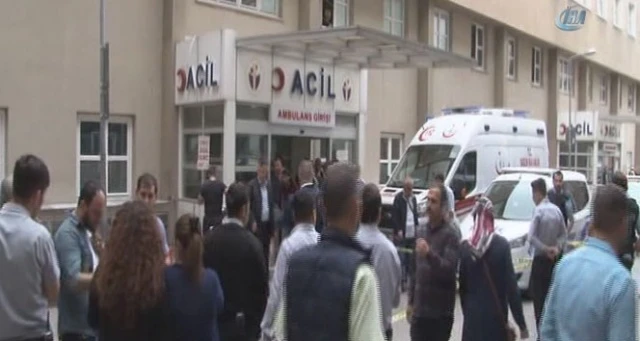 Hastane önünde dehşet: 1 ölü, 1 yaralı